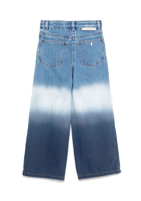 Jeans a Gamba Larga In Denim Sfumato Blu STELLA MCCARTNEY KIDS | TW6D80-Z0746999
